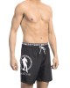 Swim Shorts With Layering Detail. Elastic Waistband With Drawstring. Second Internal Band With Logo.