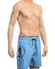 Swim Shorts With Layering Detail. Elastic Waistband With Drawstring. Second Internal Band With Logo.