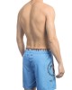 Swim Shorts With Layering Detail. Elastic Waistband With Drawstring. Second Internal Band With Logo.