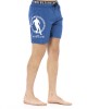 Swim Shorts With Layering Detail. Elastic Waistband With Drawstring. Second Internal Band With Logo.