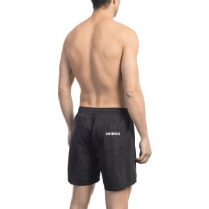 Swim Shorts With Degredé Print. Side Pockets And One On The Back. Elastic Waistband With Drawstring.