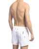 Swim Shorts With Tape. Two Side Pockets And One On The Back. Elastic Waistband With Drawstring.