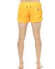 Micro Swim Shorts With Black And White Branded Band. Two Side Pockets And One Back. Zip And Button Closure.
