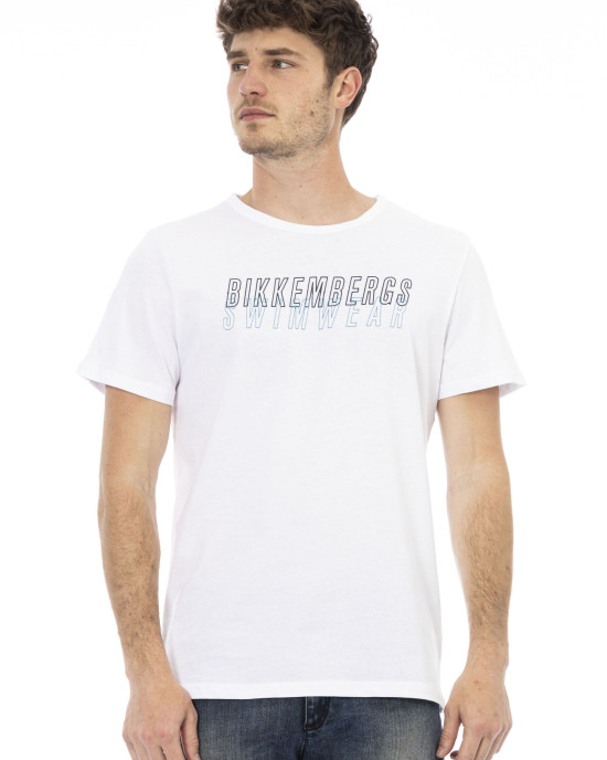 T-shirt With Front Print. Logo Applied On The Back.