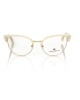 Clubmaster Model Eyeglasses. Profile And Temples In Mother Of Pearl.