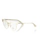 Clubmaster Model Eyeglasses. Profile And Temples In Mother Of Pearl.