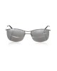 Clubmaster Model Sunglasses. Metal Mounting And Sticks. Gray Mirror Lens.