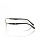 Clubmaster Model Eyeglasses. Metal Frame. Black Auction With Logo.