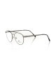 Aviator Model Eyeglasses. Metal Frame. Gun Barrel Shaft.