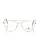 Aviator Model Eyeglasses. Metal Frame. Silver Auction.