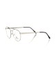 Aviator Model Eyeglasses. Metal Frame. Silver Auction.