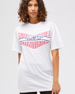 Oversized T-shirt With Front Print.