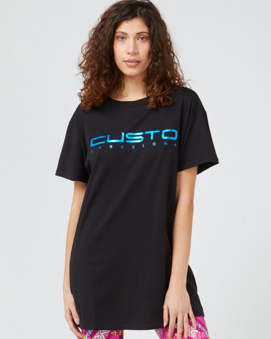 Oversized T-shirt With Front Print.