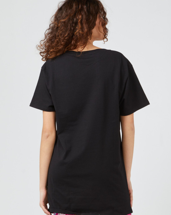 Oversized T-shirt With Front Print.