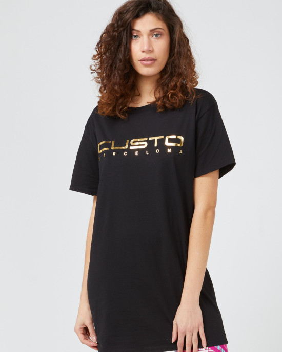 Oversized T-shirt With Front Print.