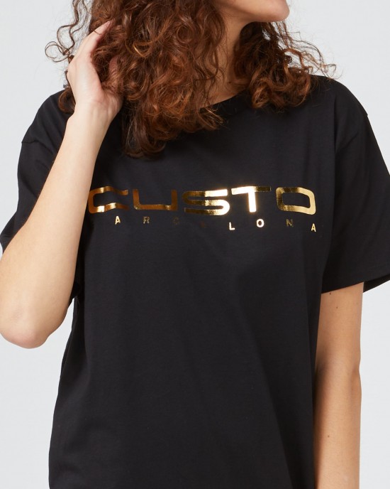 Oversized T-shirt With Front Print.