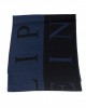 Scarf With Logo. Fringed Hems. Dimensions: 38 Cm X 180 Cm