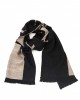 Scarf With Logo. Fringed Hems. Dimensions: 38 Cm X 180 Cm