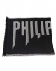 Scarf With Logo. Fringed Hems. Dimensions: 38 Cm X 180 Cm