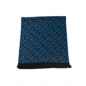 Scarf Monogram. Fringed Hems. Dimensions: 38 Cm X 180 Cm