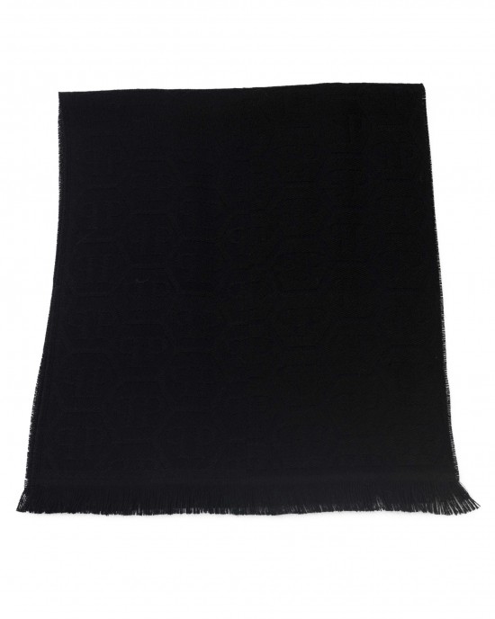 Scarf Monogram. Fringed Hems. Dimensions: 38 Cm X 180 Cm