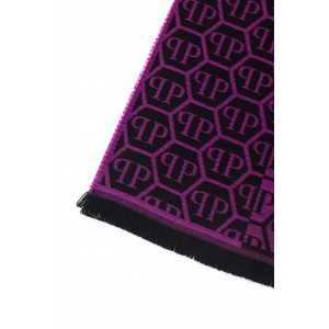 Scarf Monogram. Fringed Hems. Dimensions: 38 Cm X 180 Cm