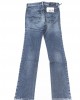 Slim Model 5-pocket Jeans. Logo Button. Logo Embroidered On The Pocket. Pony Skin Label With Logo. Fringes On The Bottom.