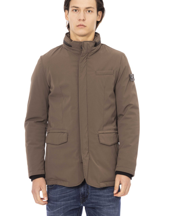 Jacket With 2 Side Pockets And 1 On The Chest. Baldinini Monogram In Metal. Front Closure With Zip And Customized Zip Puller.