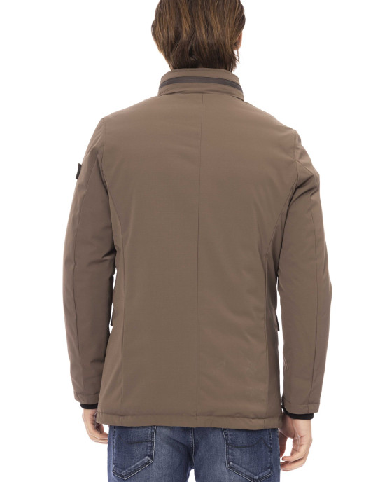 Jacket With 2 Side Pockets And 1 On The Chest. Baldinini Monogram In Metal. Front Closure With Zip And Customized Zip Puller.