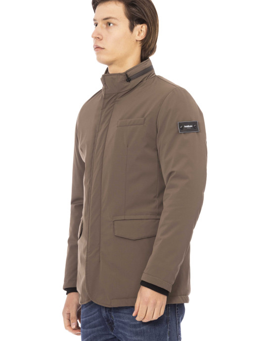 Jacket With 2 Side Pockets And 1 On The Chest. Baldinini Monogram In Metal. Front Closure With Zip And Customized Zip Puller.