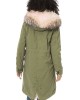 Long Parka. Side External Pockets. Hood With Fur. Front Closure With Zipper And Zipper Pull. Removable Inner Jacket. Adjustable Waist Cord