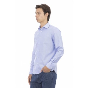 Regular Fit Shirt. Front Closure With Buttons. Italian Collar.