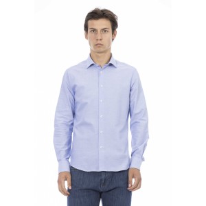 Regular Fit Shirt. Front Closure With Buttons. Italian Collar.