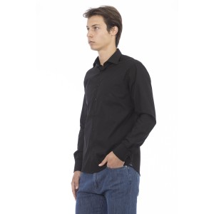 Slim Fit Shirt. Front Closure With Buttons. Italian Collar.