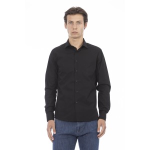 Slim Fit Shirt. Front Closure With Buttons. Italian Collar.