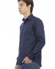 Slim Fit Shirt. Front Closure With Buttons. Italian Collar.