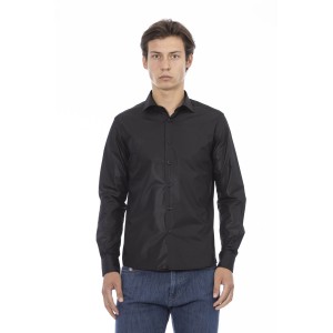 Slim Fit Shirt. Front Closure With Buttons. Italian Collar.