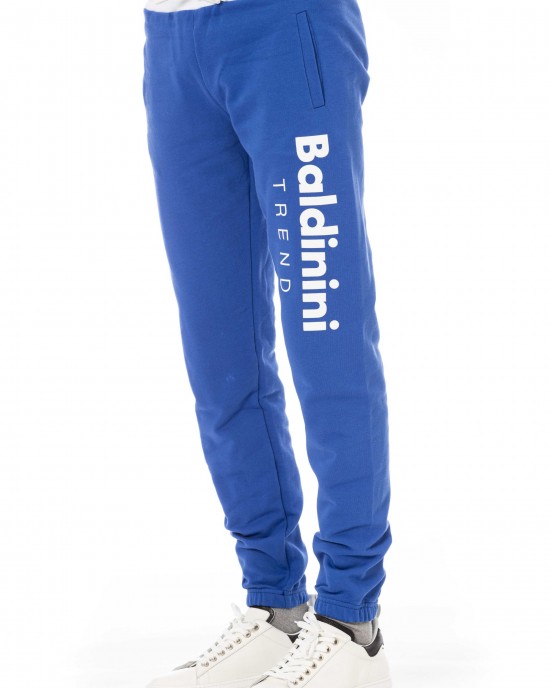 Fleece Sport Pants. Closure With Lace. Logo On The Left Leg. 2 Side Pockets And One Back.