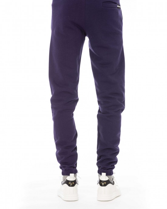 Fleece Sport Pants. Closure With Lace. Logo On The Left Leg. 2 Side Pockets And One Back.