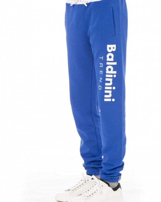 Fleece Sport Pants. Closure With Lace. Logo On The Left Leg. 2 Side Pockets And One Back.