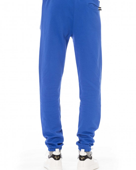 Fleece Sport Pants. Closure With Lace. Logo On The Left Leg. 2 Side Pockets And One Back.