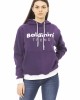 Long Sleeve Fleece Hoodie. Front Logo. Maxi Front Pocket.