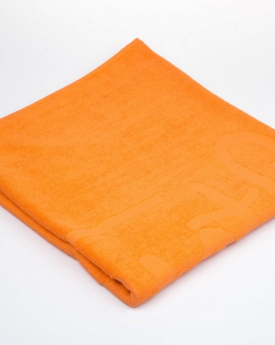 Monocolored Beach Towel With Logo. 167x92 Cm