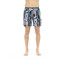 Swim Shorts With All-over Print. Elastic Waistband With Drawstring.