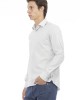 Man Slim Shirt. Front Closure With Buttons. Italian Collar. Insert With Logo. Musket With Logo