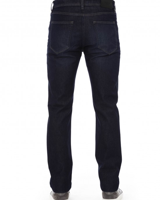 Regular Man Jeans With Logo Button. Front Pockets With Tricolor Insert. Rear Pockets. Label With Logo. Contrast Stitching.