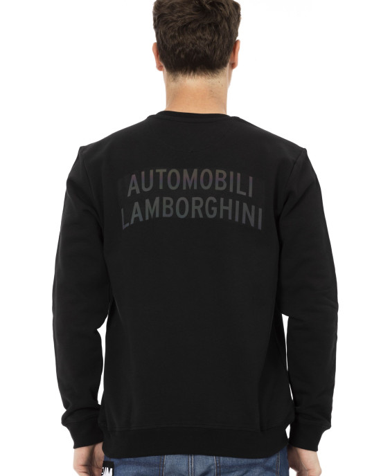 Crewneck Sweatshirt. Ribbed Cuffs. Shield Logo Printed On The Chest. Rear Lettering Print.