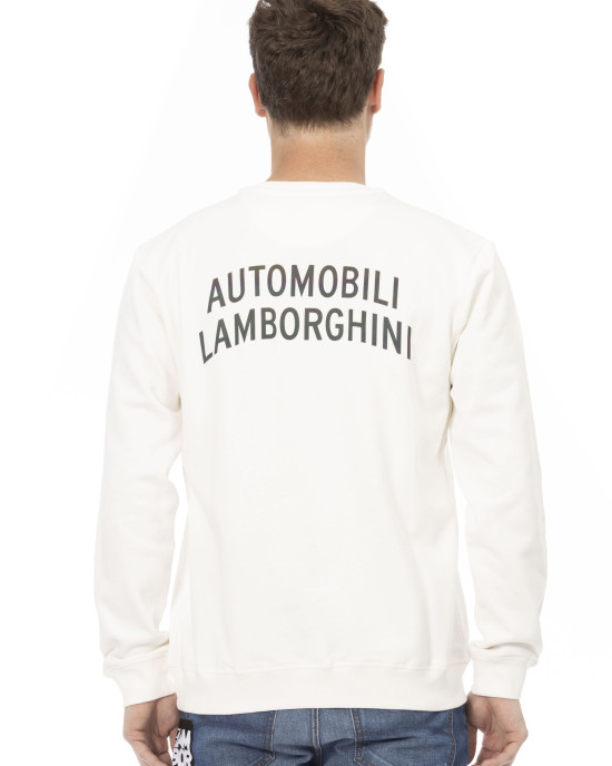 Crewneck Sweatshirt. Ribbed Cuffs. Shield Logo Printed On The Chest. Rear Lettering Print.