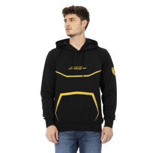 Sweatshirt With Hood And Drawstring. Embossed Front Logo And Printed Shield Logo On The Sleeve. Contrast Embossed Details.