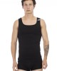 Men's Tank Top Bi-Pack In Stretch Cotton. Logoed Insert On The Shoulder Pad.